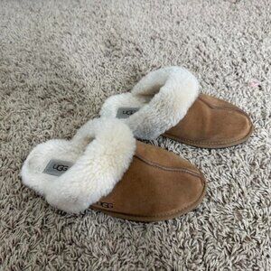 UGG Women's Tan and Brown Slippers
